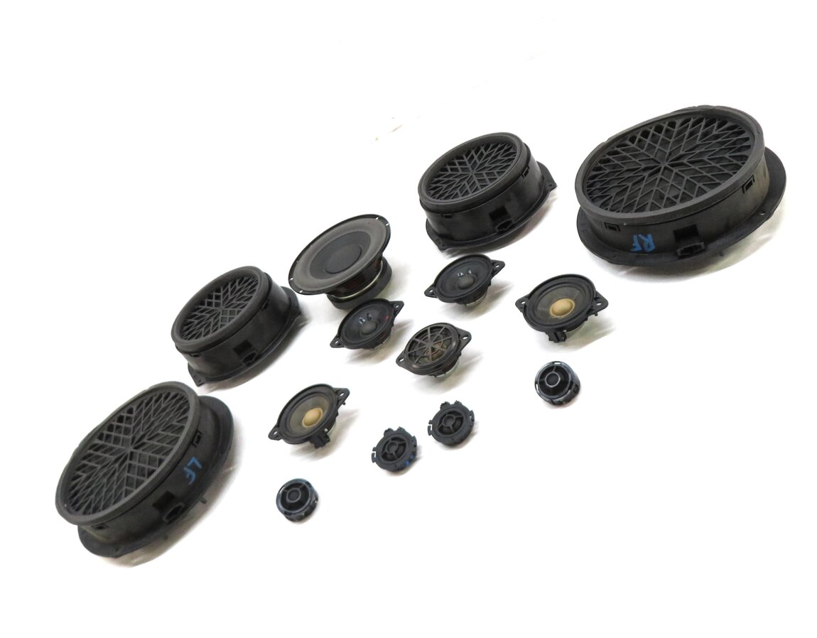 Thumbnail 3: 2016 AUDI Q5 (B8 8R) FRONT REAR LEFT RIGHT BANG & OLUFSEN SPEAKER SET 14