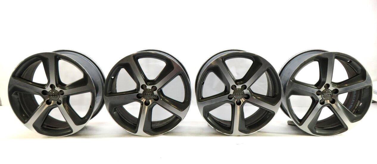 2013-2017 AUDI Q5 (B8 8R) 20x8.5 INCH 5 SWEPT ARM SPOKE ALUMINUM WHEEL RIM SET 4