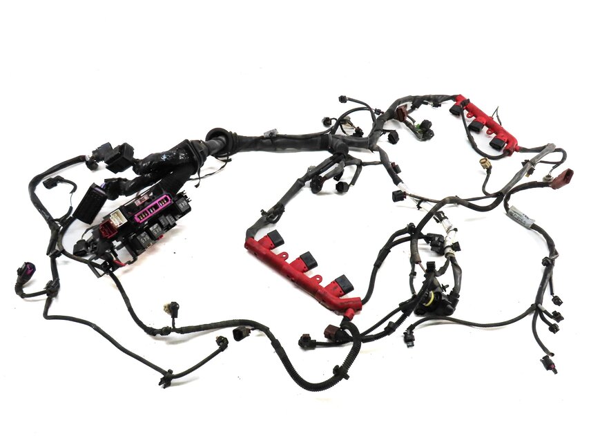 Thumbnail 1: 2016 AUDI Q5 (B8 8R) 3.0L CTUC ENGINE WIRE WIRING HARNESS 06E971627N 06E971627M