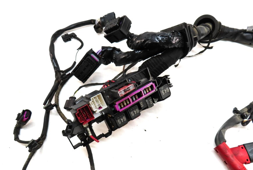 Thumbnail 3: 2016 AUDI Q5 (B8 8R) 3.0L CTUC ENGINE WIRE WIRING HARNESS 06E971627N 06E971627M