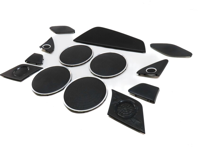 Thumbnail 2: 2016 AUDI Q5 B8 8R FRONT REAR LEFT RIGHT BANG & OLUFSEN SPEAKER COVER TRIM SET13
