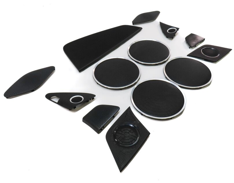 Thumbnail 3: 2016 AUDI Q5 B8 8R FRONT REAR LEFT RIGHT BANG & OLUFSEN SPEAKER COVER TRIM SET13