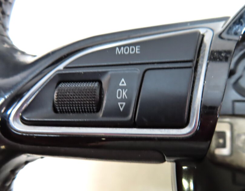Thumbnail 10: 13-17 AUDI Q5 Q7 SQ5 B8 8R 4M 3 SPOKE STEERING WHEEL w/ SWITCH BUTTONS & PADDLES