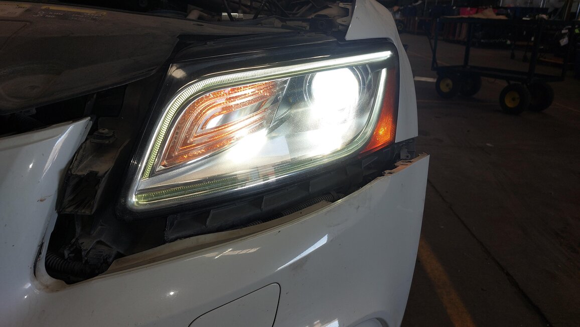 Thumbnail 2: 2013-2017 AUDI Q5 SQ5 (B8 8R) LEFT DRIVER XENON HID HEADLIGHT LAMP (NON AFS)