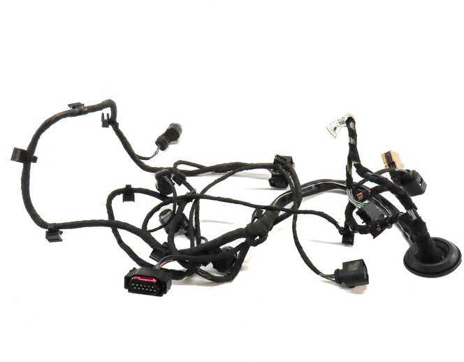 Thumbnail 2: 2016 AUDI Q5 (B8 8R) REAR PARK ASSIST PDC SENSOR SET4 (BLACK) & WIRE HARNESS