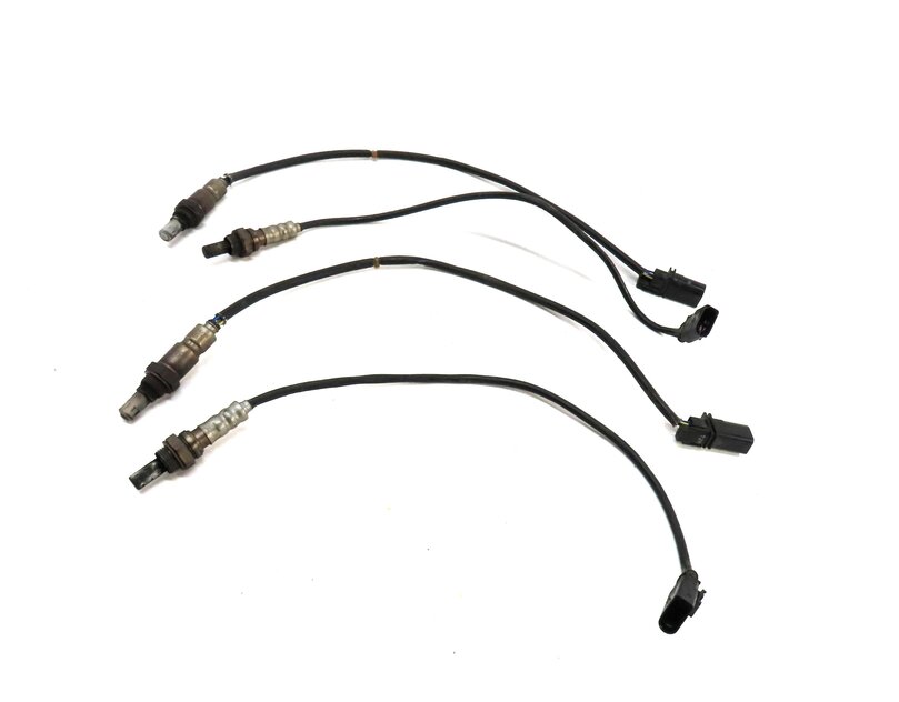 2016 AUDI Q5 (B8 8R) 3.0L CTUC ENGINE PRE POST CAT O2 OXYGEN SENSOR SET 4