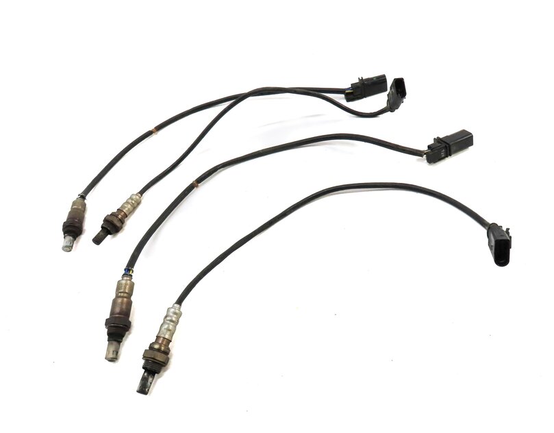 Thumbnail 3: 2016 AUDI Q5 (B8 8R) 3.0L CTUC ENGINE PRE POST CAT O2 OXYGEN SENSOR SET 4