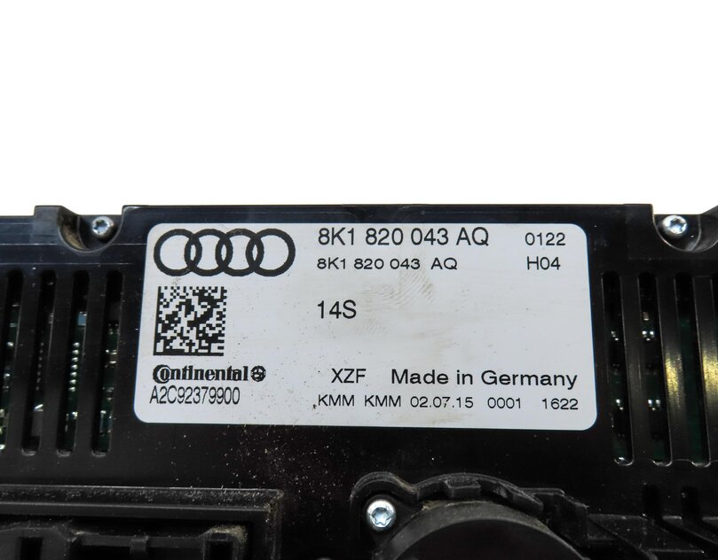 Thumbnail 6: 13-17 AUDI A4 S4 A5 S5 RS5 Q5 SQ5 B8 8K 8T FRONT HEATER A/C TEMPERATURE CONTROL