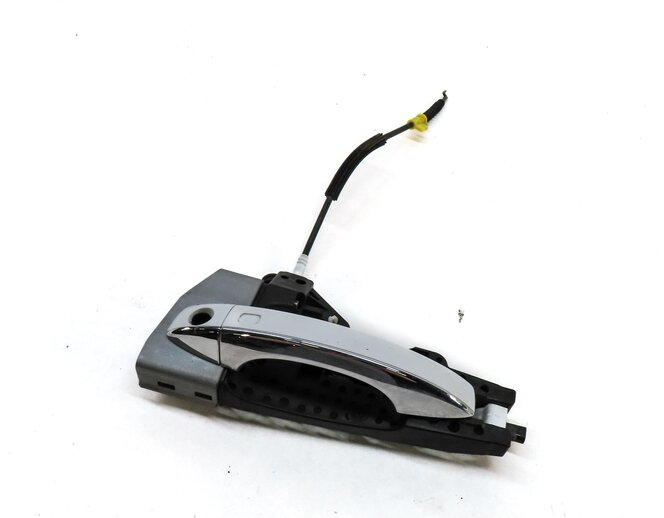 09-17 AUDI A4 S4 Q5 (B8 8K 8R) LEFT FRONT DRIVER EXTERIOR DOOR HANDLE (WHITE)