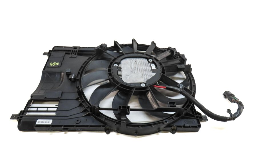 Thumbnail 7: 20-21 DISCOVERY SPORT EVOQUE L550 L538 2.0L ENGINE RADIATOR COOLING FAN & SHROUD