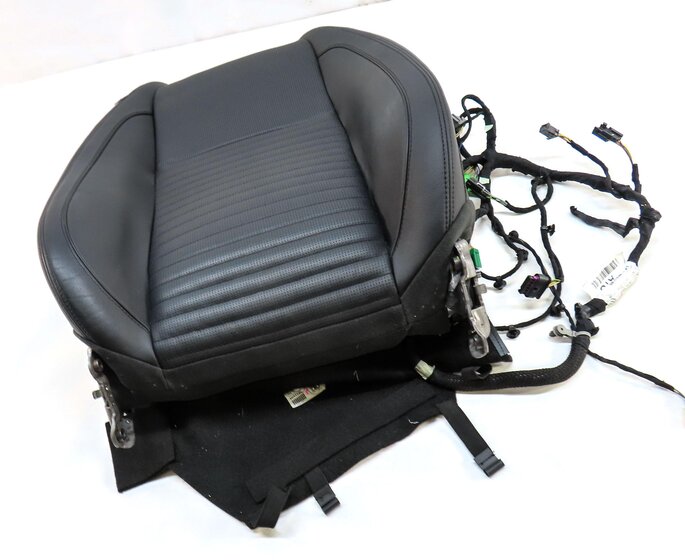 Thumbnail 3: 2020 DISCOVERY SPORT (L550) FRONT RIGHT UPPER HEATED SEAT CUSHION EBONY BLACK