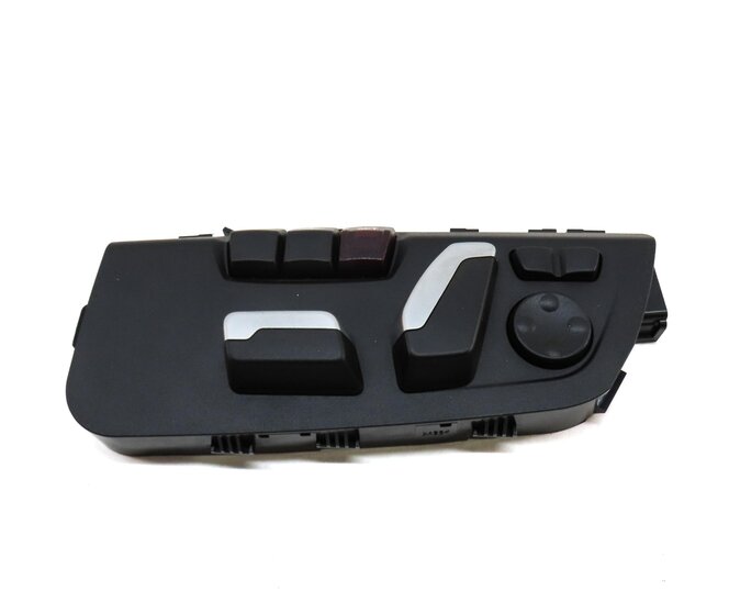 Thumbnail 2: 2018 BMW 230i (F22) FRONT LEFT DRIVER SEAT ADJUST SWITCH w/ LUMBAR (BLACK)