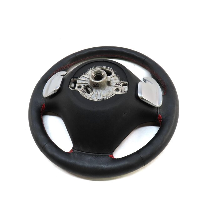Thumbnail 5: 18-21 BMW 2 3 4 M3 SERIES F22 F30 F32 3 SPOKE STEERING WHEEL w/ SWITCHES PADDLES