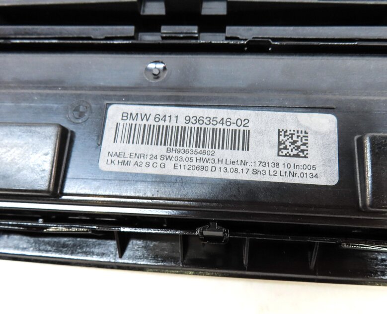 Thumbnail 8: 15-20 BMW 2 / 3 / 4 SERIES (F22 F30 F32) FRONT HEATER TEMPERATURE RADIO CONTROL