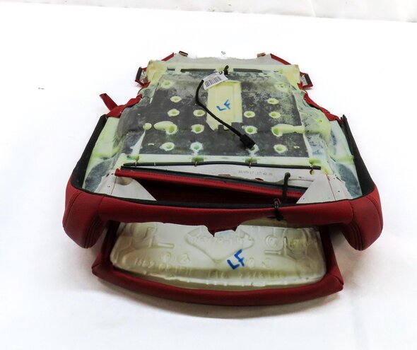 Thumbnail 5: 2018 BMW 230i (F22) FRONT LEFT DRIVER LOWER HEATED SPORT SEAT CUSHION (RED)