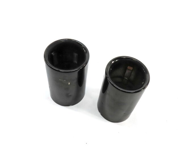 17-21 BMW 230i (F22) 2.0L LEFT & RIGHT EXHUAST MUFFLER TIP SET 2 (BLACK CHROME)
