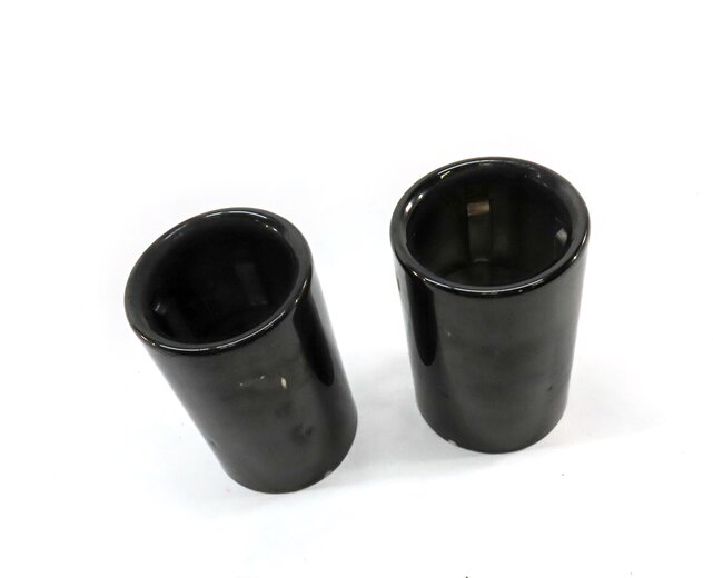 Thumbnail 3: 17-21 BMW 230i (F22) 2.0L LEFT & RIGHT EXHUAST MUFFLER TIP SET 2 (BLACK CHROME)
