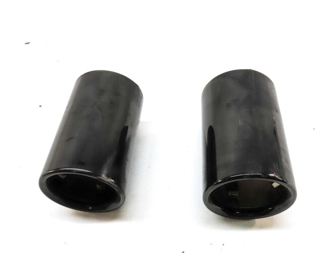 Thumbnail 5: 17-21 BMW 230i (F22) 2.0L LEFT & RIGHT EXHUAST MUFFLER TIP SET 2 (BLACK CHROME)