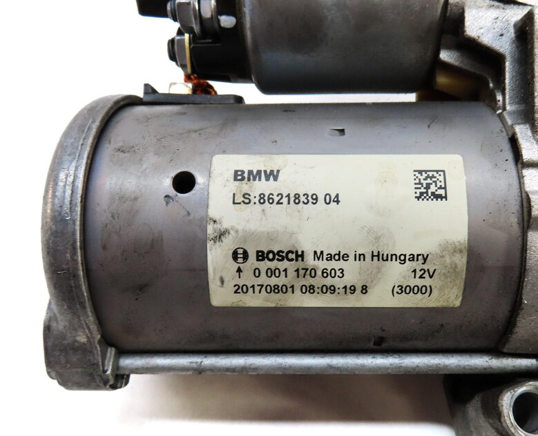 Thumbnail 7: 2017-2020 BMW 230i 330i 430i 530i X3 X4 (F22 F30 F32 G01 G02 G30) STARTER MOTOR