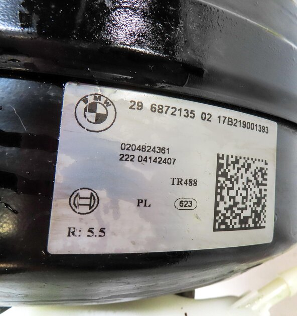 Thumbnail 6: 16-20 2 3 4 F22 F30 F32 POWER BRAKE BOOSTER w/ MASTER CYLINDER (w/o SPORT BRAKE)
