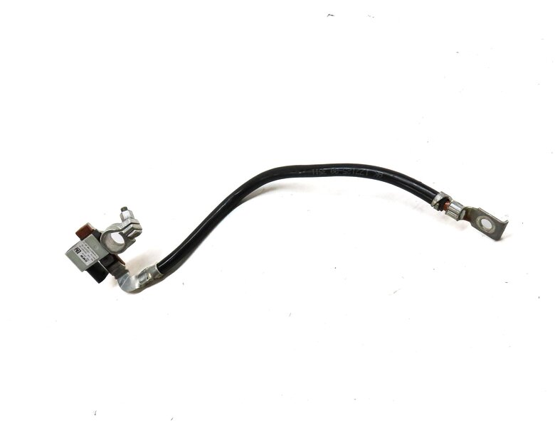 Thumbnail 3: 2012 BMW X5 E70 NEGATIVE BATTERY CABLE & INTELLIGENT BATTERY IBS MODULE TERMINAL