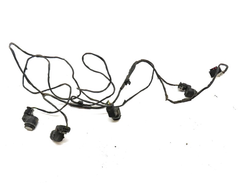 Thumbnail 4: 2012 BMW X5 (E70) REAR PARK ASSIST PDC SENSOR SET4 (WHITE) & WIRE HARNESS