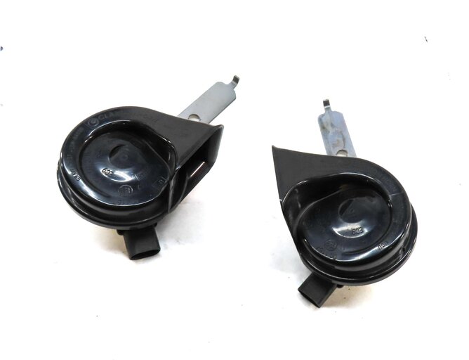 Thumbnail 1: 2010-2014 BMW X5 X6 (E70 E71) HIGH & LOW TONE SAFETY HORN SET-2