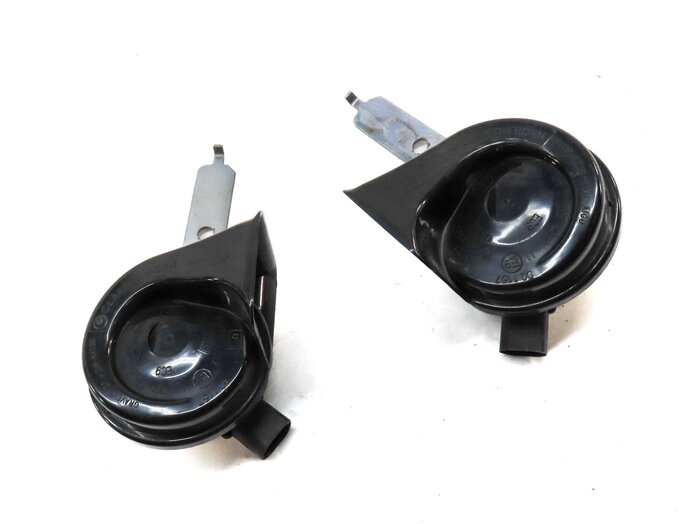 Thumbnail 3: 2010-2014 BMW X5 X6 (E70 E71) HIGH & LOW TONE SAFETY HORN SET-2