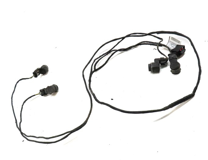 Thumbnail 3: 2012 BMW X5 (E70) FRONT PARK ASSIST PDC SENSOR SET4 (WHITE) w/ WIRE HARNESS