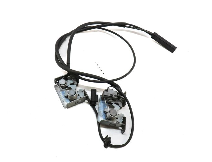 2012 BMW X5 (E70) FRONT LEFT & RIGHT HOOD LOCK LATCH SET 2 w/ CABLE