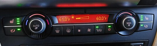 Thumbnail 2: 07-14 BMW X5 X5M X6 X6M (E70 E71) HEATER A/C TEMPERATURE CLIMATE CONTROL PANEL