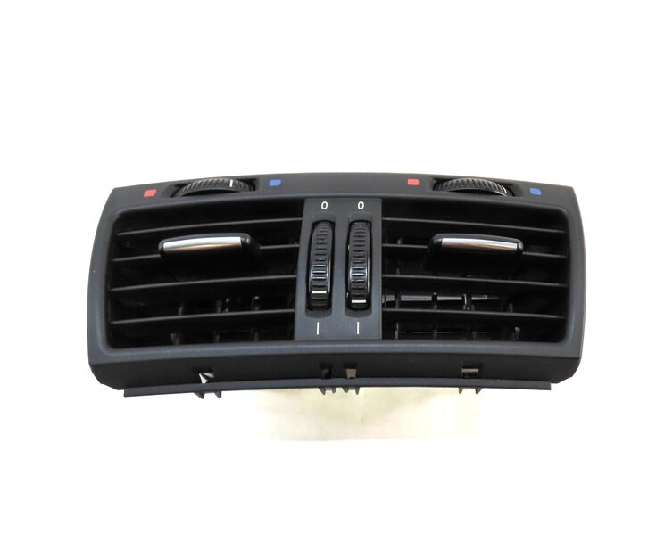 Thumbnail 4: 2012 BMW X5 (E70) REAR CENTER CONSOLE HVAC A/C HEATER AIR VENT (BLACK) 6954953