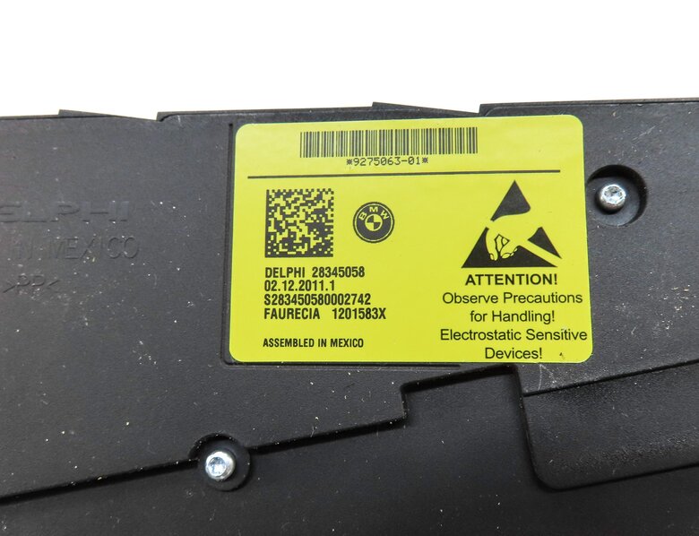 Thumbnail 6: 2012 BMW X5 (E70) FRONT LEFT DRIVER SEAT MEMORY ADJUST ADJUSTMENT SWITCH (BLACK)