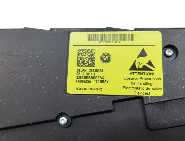 Thumbnail 7: 2012 BMW X5 (E70) FRONT LEFT DRIVER SEAT MEMORY ADJUST ADJUSTMENT SWITCH (BLACK)