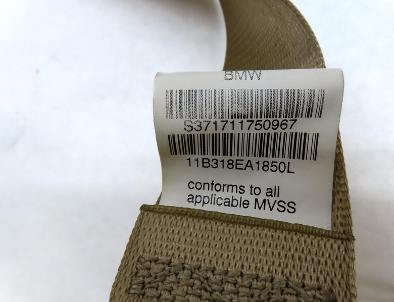 Thumbnail 7: 2012 BMW X5 (E70) REAR 2ND ROW LEFT RIGHT CENTER SEATBELT RETRACTOR SET3 (BEIGE)