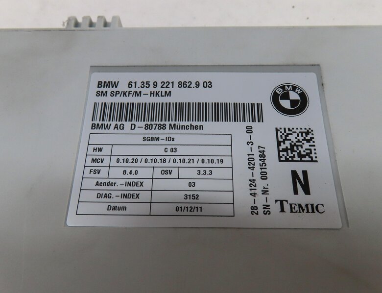 Thumbnail 4: 2010-2016 BMW 128i 328i 335i M3 X1 X5 X6 Z4 - FRONT MEMORY SEAT CONTROL MODULE