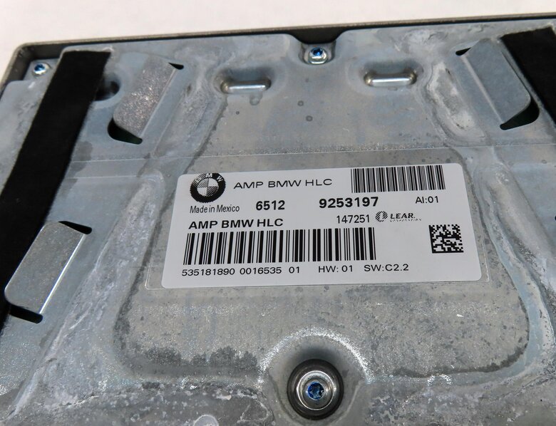 Thumbnail 5: 2011-2013 BMW X5 X5M (E70 E71) RADIO STEREO MEDIA AUDIO AMP AMPLIFIER (LEAR)