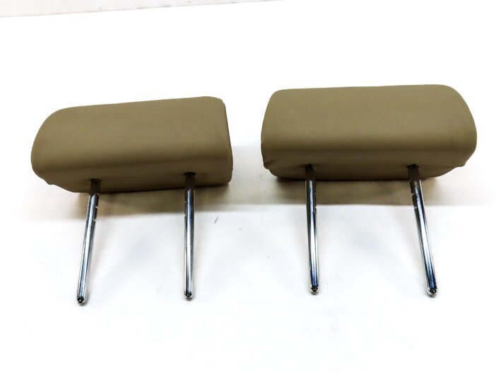 Thumbnail 2: 09-13 BMW X5 E70 REAR 2ND ROW LEFT & RIGHT SEAT HEADREST (BEIGE NEVADA LEATHER)