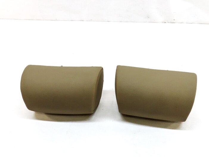 Thumbnail 4: 09-13 BMW X5 E70 REAR 2ND ROW LEFT & RIGHT SEAT HEADREST (BEIGE NEVADA LEATHER)