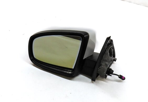 2010-2013 BMW X5 (E70) LEFT P-FOLD AUTODIM CAMERA HEATED DOOR MIRROR (WHITE)