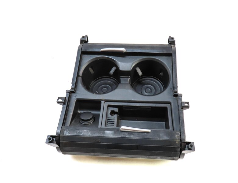 Thumbnail 7: 2012 BMW X5 (E70) FRONT CENTER CONSOLE CUPHOLDER w/ ASHTRAY & 12v SOCKET