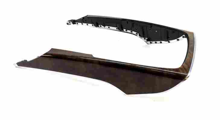 Thumbnail 19: 2013 AUDI A6 (C7) DOOR DASH CONSOLE DARK BROWN WALNUT WOOD TRIM SET 7