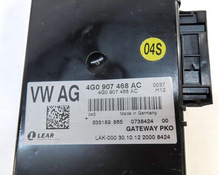 Thumbnail 14: 2013 AUDI A6 (C7) 3.0L SUPER SPEEDOMETER IGNITION BODY ENGINE MODULE & KEY SET