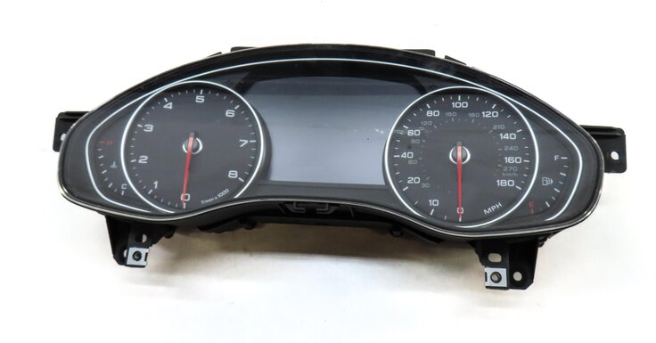 Thumbnail 19: 2013 AUDI A6 (C7) 3.0L SUPER SPEEDOMETER IGNITION BODY ENGINE MODULE & KEY SET