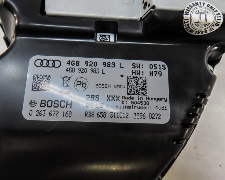 Thumbnail 21: 2013 AUDI A6 (C7) 3.0L SUPER SPEEDOMETER IGNITION BODY ENGINE MODULE & KEY SET