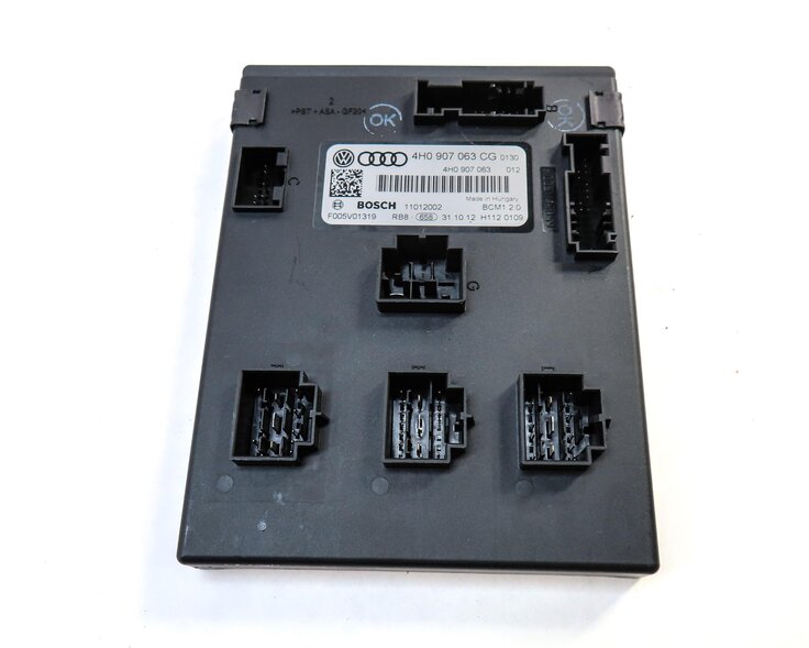 Thumbnail 5: 2013 AUDI A6 (C7) 3.0L SUPER SPEEDOMETER IGNITION BODY ENGINE MODULE & KEY SET