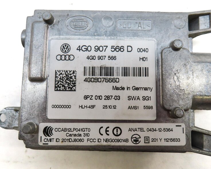Thumbnail 4: 2012-2015 AUDI A6 S6 (C7) RIGHT PASSENGER REAR BLIND SPOT ALERT MODULE (MASTER)