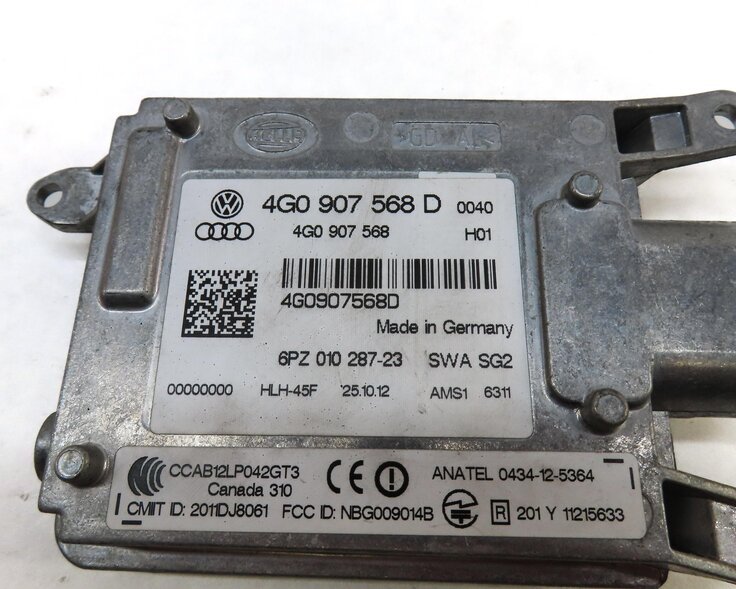 Thumbnail 4: 2012-2015 AUDI A6 S6 (C7) LEFT DRIVER REAR BLIND SPOT ALERT MODULE (SLAVE)