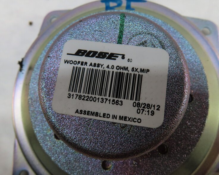 Thumbnail 5: 2013 AUDI A6 (C7) FRONT RIGHT PASSENGER DOOR BOSE SPEAKER 317822001371563