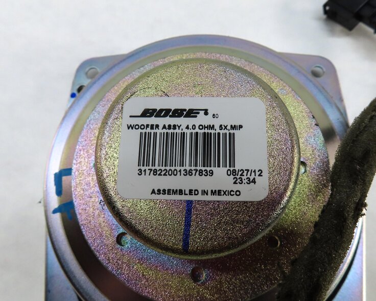 Thumbnail 5: 2013 AUDI A6 (C7) FRONT LEFT DRIVER DOOR BOSE SPEAKER 317822001367839